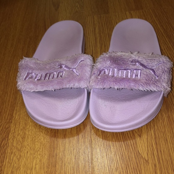 Puma Fenty Furry Slides Lilac - Picture 7 of 14